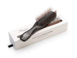 Расческа Majestic Scalp Brush черный кофе