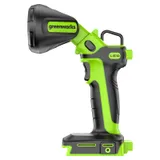 Рабочий аккумуляторный LED-фонарь 2-в-1 Greenworks, Арт. 3503707, 24V, 650 Лм, сменные плафоны, без АКБ и ЗУ — фото 2