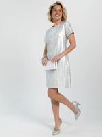 Платье Блеск (серебро) П16353-9М LT Collection