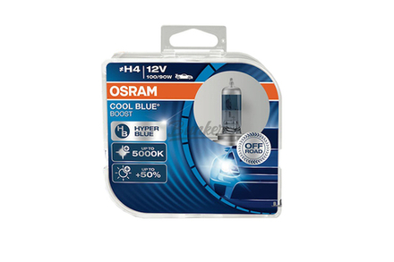 Галогеновые лампы Osram Cool BLUE Boost H4,12V