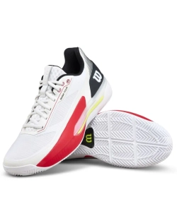Теннисные кроссовки Wilson Rush Tour 5 Clay - white/black/infrared