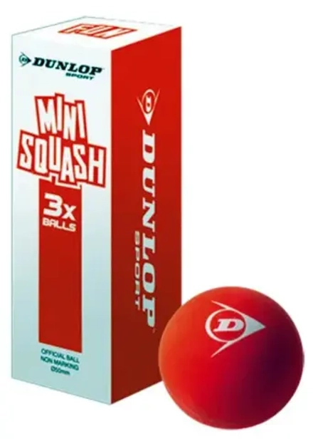 Мячи для сквоша Dunlop Mini Fun - 3B