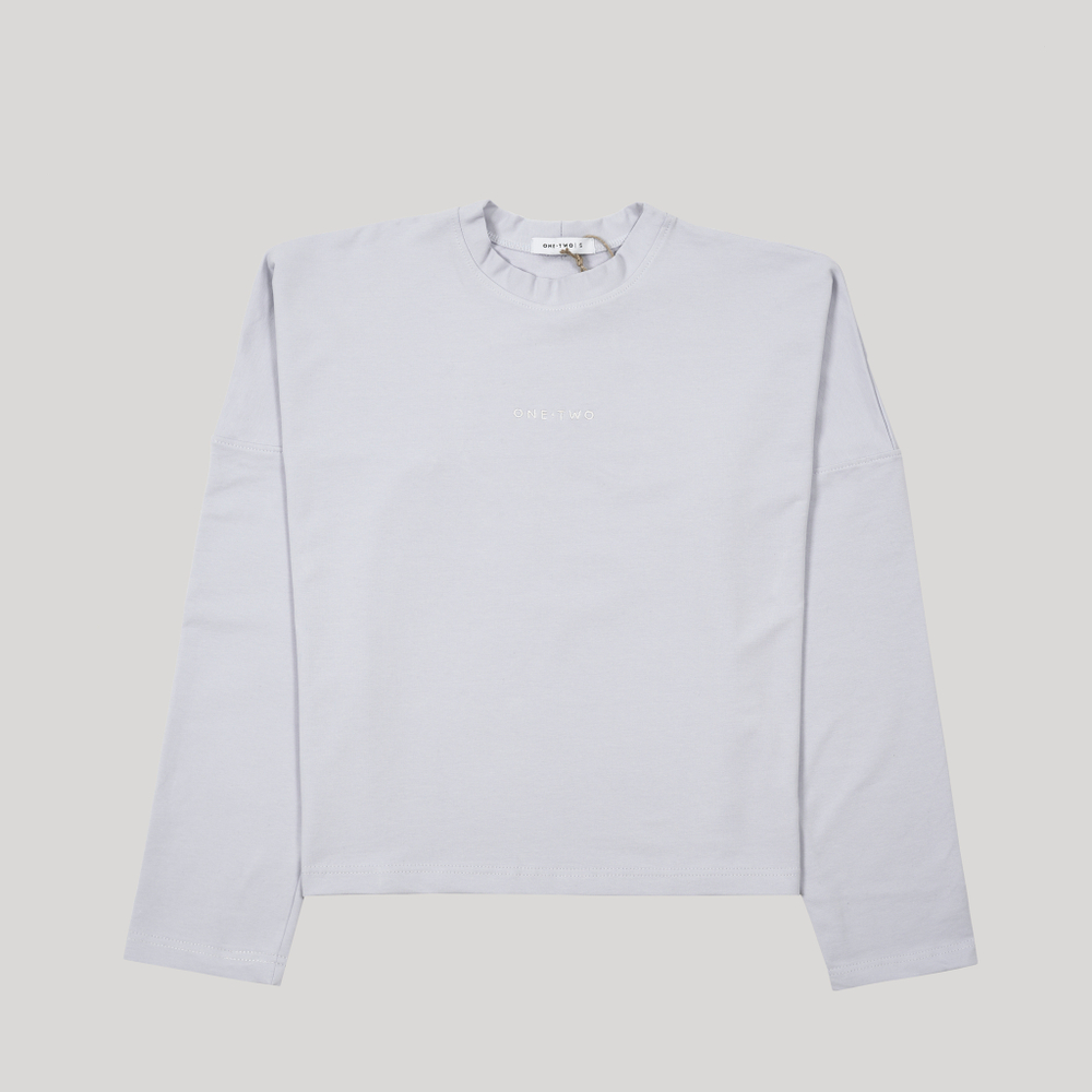 LS T-Shirt LOGO Icelandic Blue