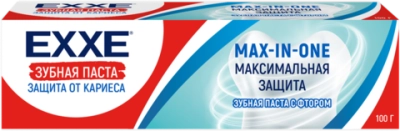 EXXE Зубная паста MAX-IN-ONE 100г