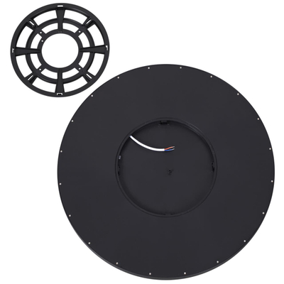 7660/48L MITRA LED SN 554 Светильник пластик/белый/черный LED 48Вт 3000/4000K D600 IP40 ALFA BLACK