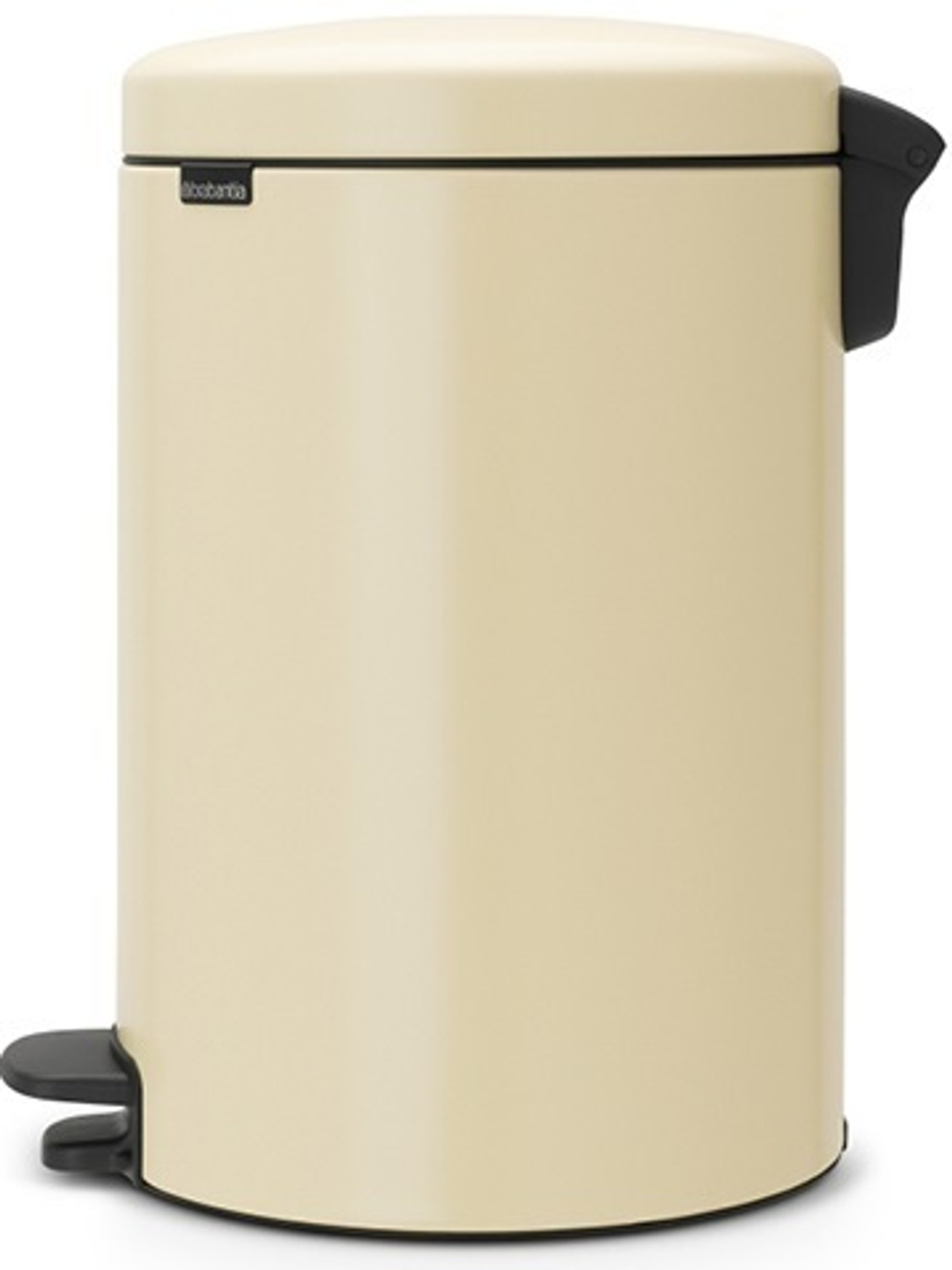 Ведро Brabantia NewIcon 20л миндальное сбоку