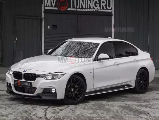 Накладки (лезвия) под пороги M-PERFOMANCE для BMW 3 F30 F31