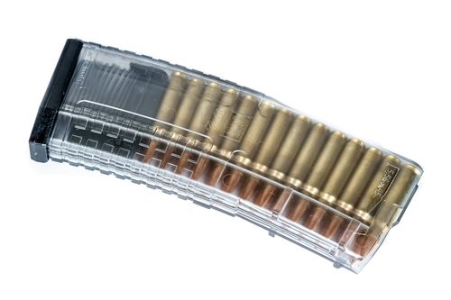 Магазин PufGun для AR-15, 5,56×45 / .223 Rem, 30 патронов, прозрачный