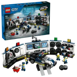 Конструктор LEGO City 60457 Изготовленный на заказ гараж для полицейской машины
