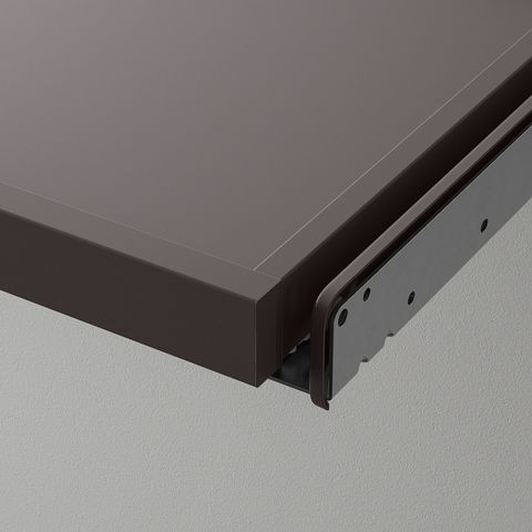 Полка выдвижная IKEA KOMPLEMENT (КОМПЛЕМЕНТ), Темно-серый, 75x58 см