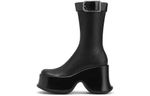 CHARLES&KEITH PU Ankle Boots Women"s