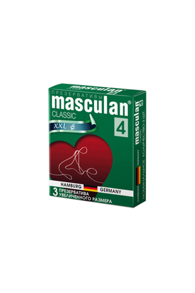 Презервативы Masculan Classic 4 увеличенного размера 3 шт