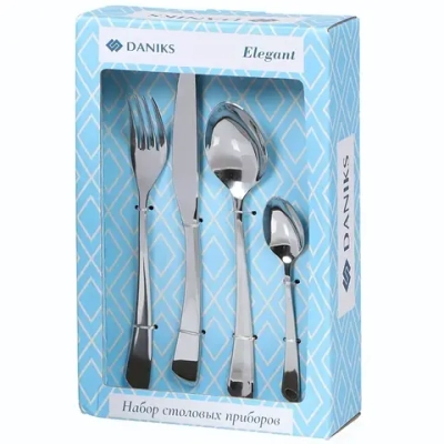 Набор столовых приборов 24шт «Elegant» Daniks