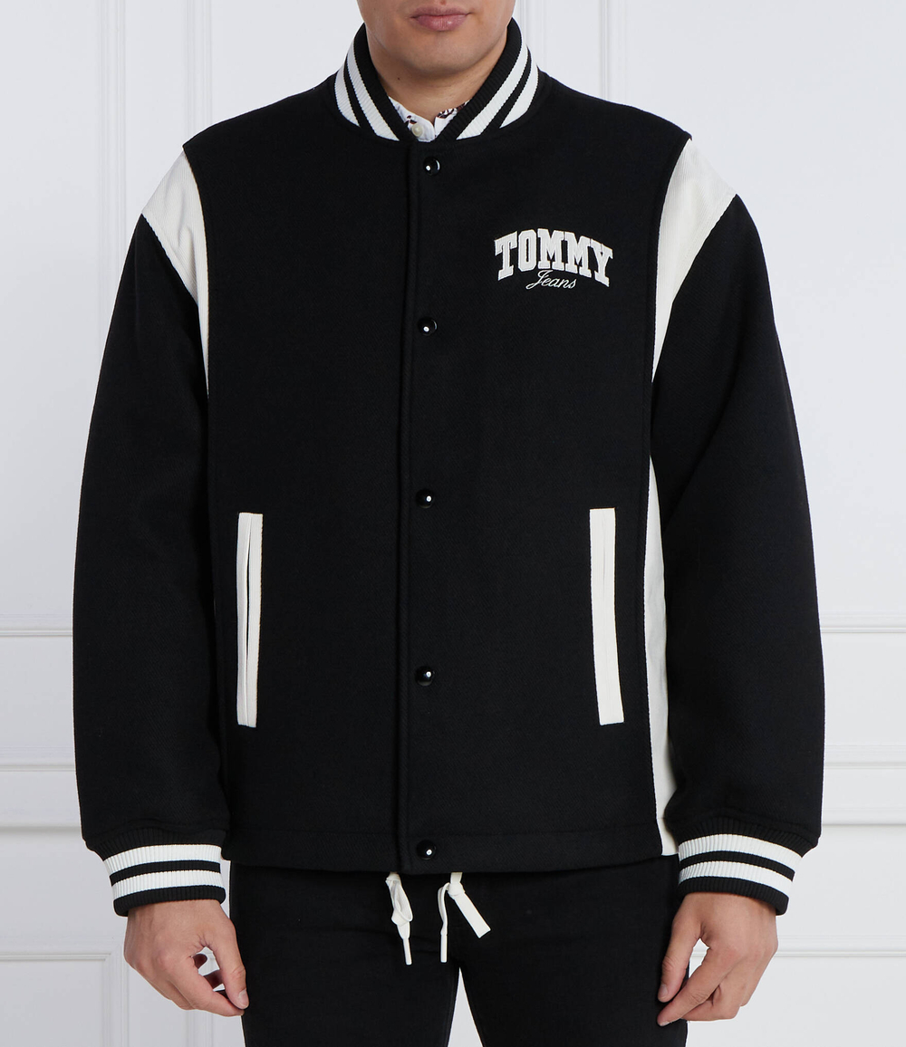 Куртка бомбер TJM LETTERMAN Tommy Jeans - черный(DM0DM17223)