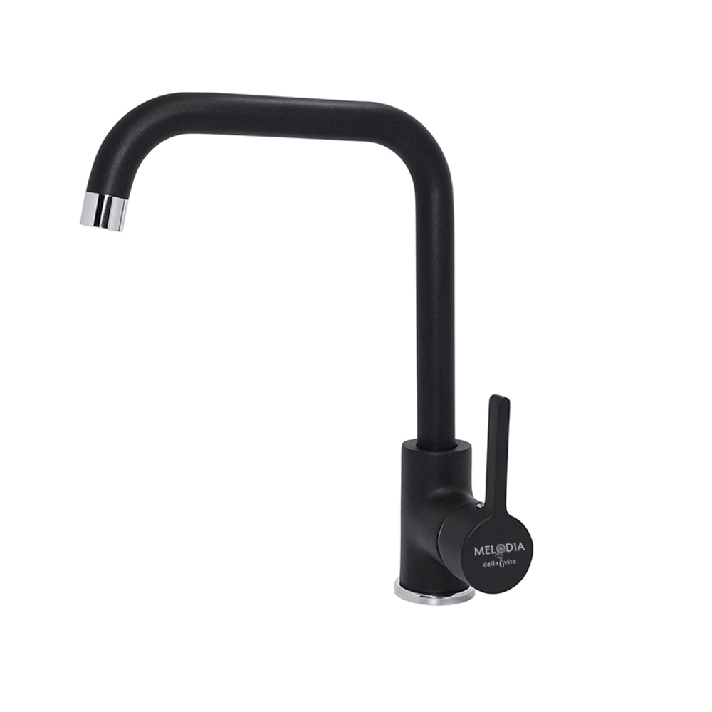 Смеситель для кухни MELODIA Ostessa BLACK MDV35115_bk