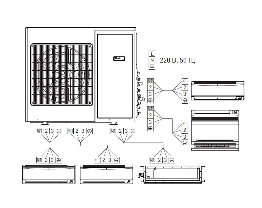 Наружный блок Tosot T36H-FMA/O inverter