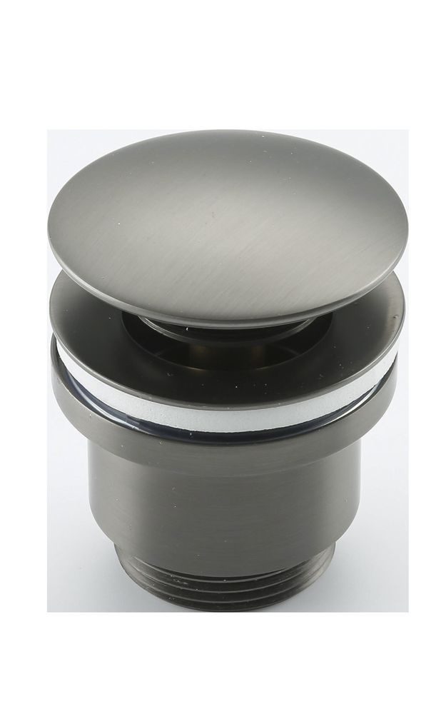 Клапан донный для раковины с переливом HAIBA HB64-3 графит