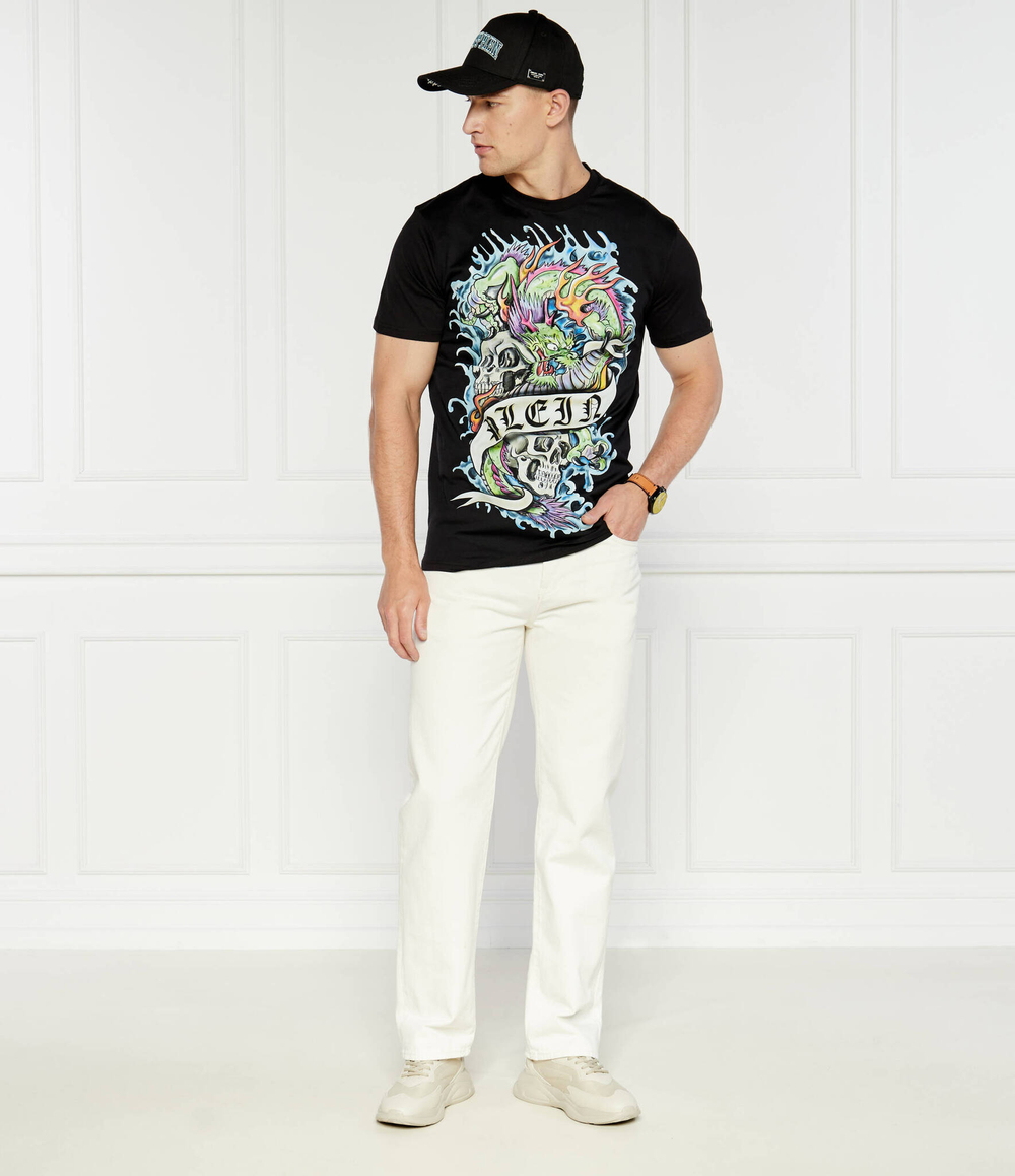 Футболка Tattoo Philipp Plein - черный(MTK7248 PJY002N)