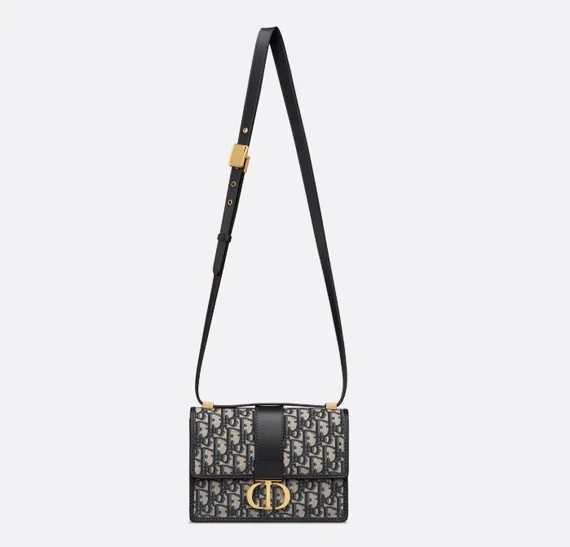 Сумка Dior 30 Montaigne жаккард Oblique