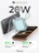 Внешний аккумулятор Gurdini Flow Power (CCC) 10000 mAh 20W ( built-in cables) USB-C/Lightning Light Cyan