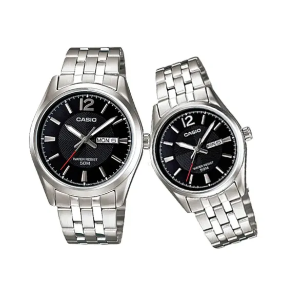 Парные часы Casio Standard: MTP-1335D-1A и LTP-1335D-1A