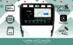 Магнитола для Porsche Cayenne 2002-2010 - Vaycar VA61-0443-2K на Android 13, Быстрая, 2K QLED, CarPlay, 4G SIM-слот