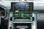 Магнитола для Toyota Land Cruiser 300 (экран климата снизу) - Canbox H-Line 0135 монитор 12.3" QLED в стиле MERCEDES на Android 10, Быстрая, ТОП-процессор, CarPlay, 4G SIM-слот