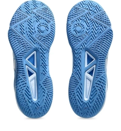 Женские кроссовки для бадминтона/сквоша Asics Gel-Tactic 12 - white/light blue