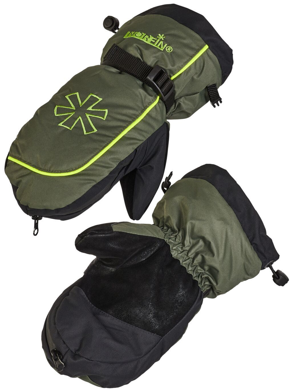 Перчатки Norfin COMFORT ZIP GREEN, размер XL