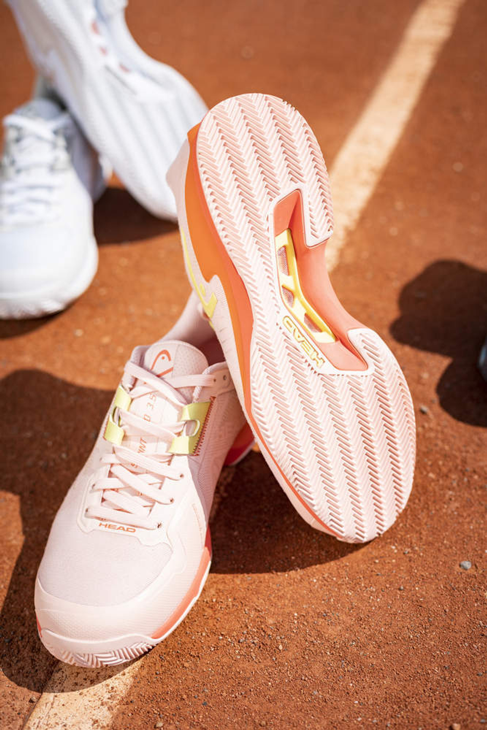 Женские Кроссовки теннисные Head Sprint Pro 3.5 Clay Women - salmon/lime