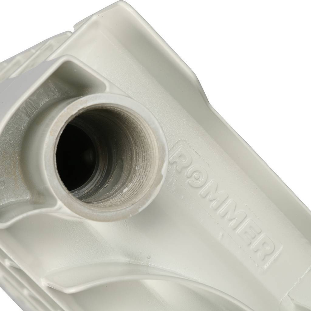 ROMMER AL500-80-80-100  8 секции радиатор алюминиевый (RAL9016)