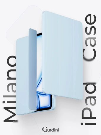 Чехол книжка для iPad Air 11" / Air 4/5 (10.9") Gurdini Milano Series Cloud Blue