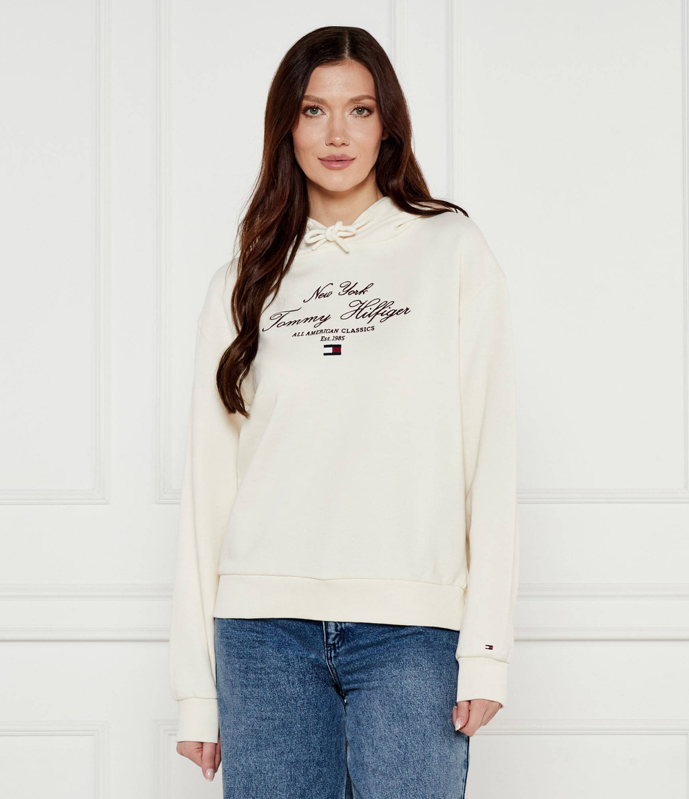 Худые Modern Script Graphic Tommy Hilfiger - экрю(WW0WW43842)
