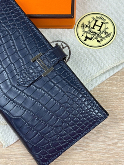 Портмоне Hermes из кожи крокодила