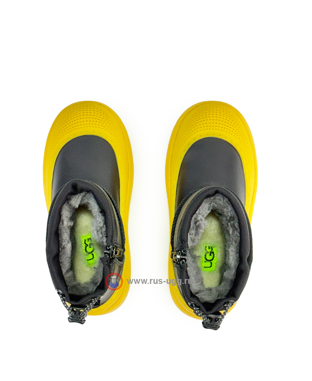 UGG KIDS MINI WEATHER HYBRID Black Leather Summer