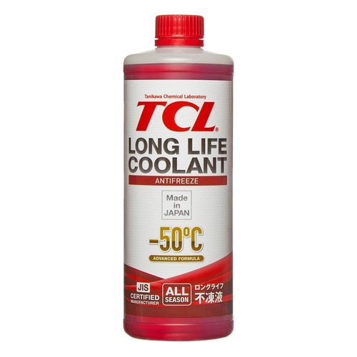 АНТИФРИЗ TCL LLC -50C красный, 1 л LLC33145