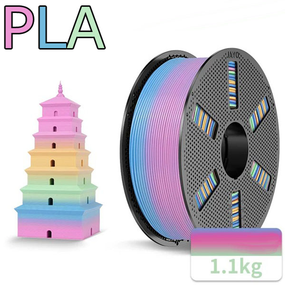 Пластик JAYO - PLA\1.75\1.1кг - многоцветный А2