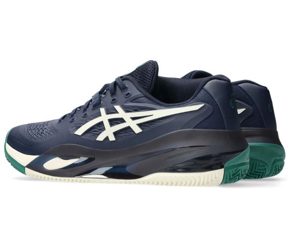 Мужские теннисные кроссовки Asics Gel-Resolution X Clay - midnight/cream