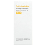 Sungboon Editor, Daily Invisib, солнцезащитное средство, для защиты лица, SPF 40, 50 мл (1,69 жидк. унции)