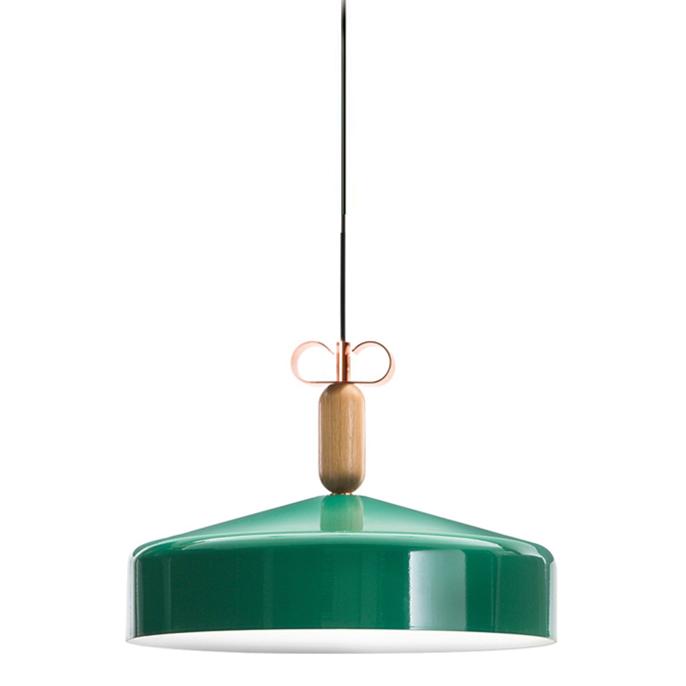 Подвесной дизайнерский светильник  Bon Ton N2C1 от YUUE Design Studio (зеленый)