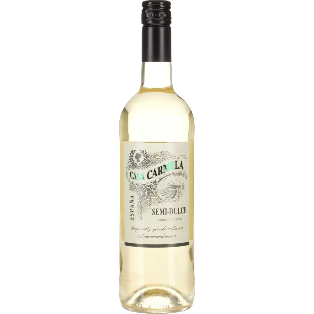 Вино Casa Carmela Blanco Semi-Dulce 0,75 л.