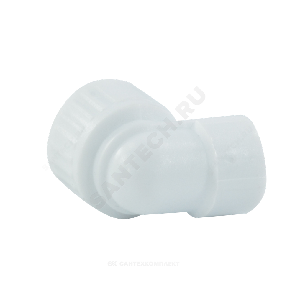 Угольник PP-R комбинированный белый Дн 25х1/2" НР VALFEX 10126125