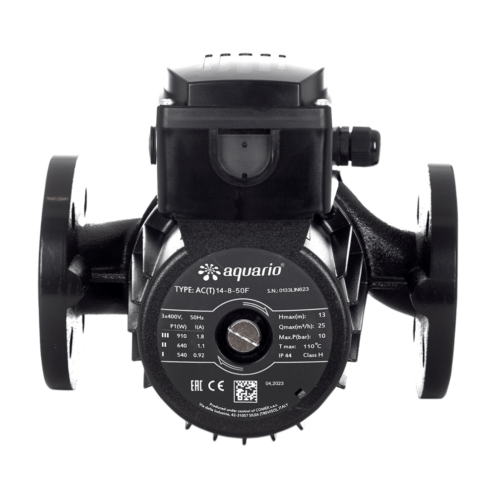 Насос циркуляционный фланцевый Aquario AC(T) 14-8-50F с трехфазным двигателем