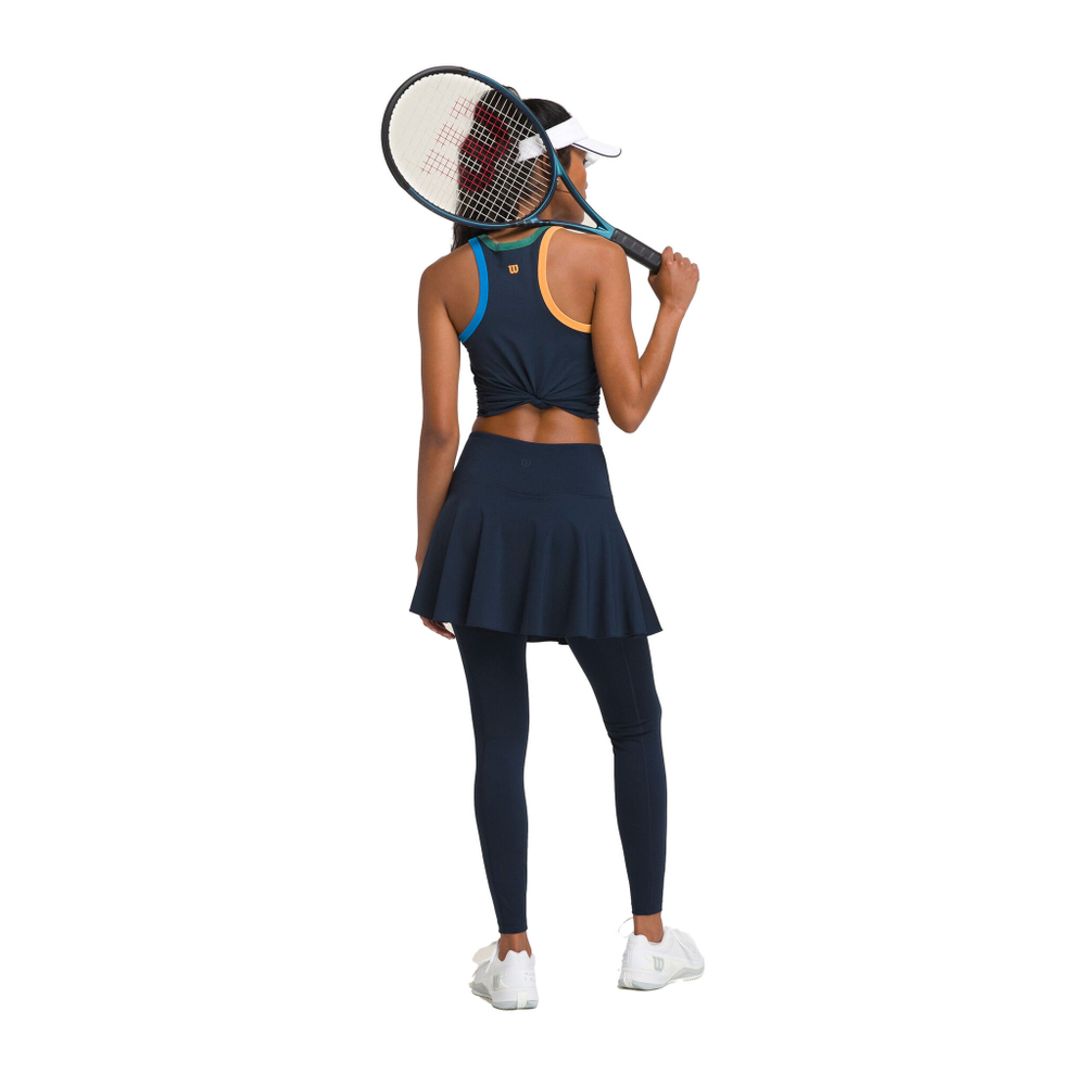 Женские теннисные брюки Wilson Doubles Classic Tight Women - Blue