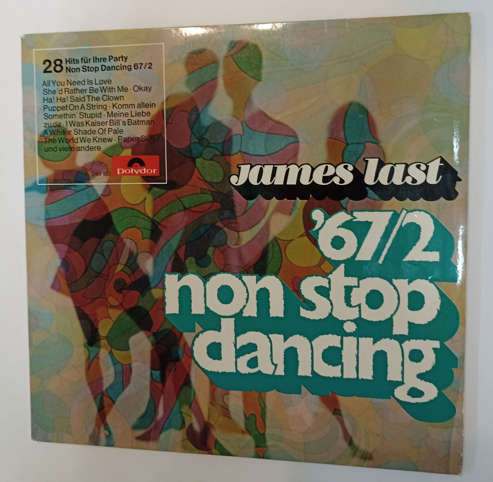 Винтажная виниловая пластинка LP James Last Non Stop Dancing 67 2 (Germany 1967)