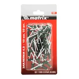 Заклепки 4.0 х 10 мм RAL 6005, темно-зеленые, 50 шт Matrix — фото 6