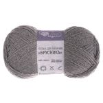 Пряжа Люблю вязать Брусника носочная / уп.3 мот. по 100 г, 400 м, 917 серый