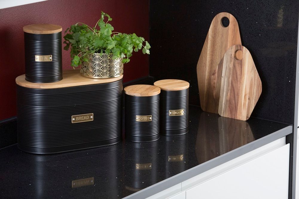 Хлебница Otto черная