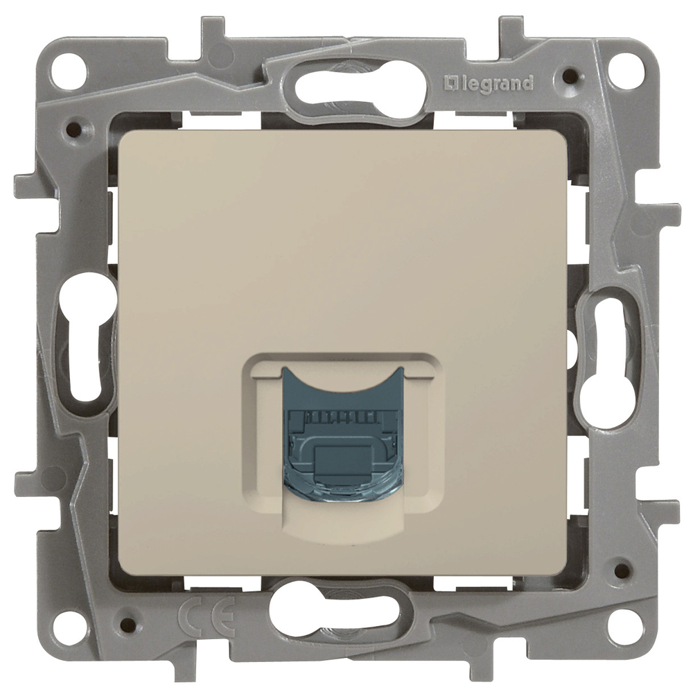 Etika Розетка RJ45 кат5Utp.слонов.кость 672341