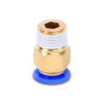 Серия SPC Фитинги прямые цанговые / самозажимные SNS pneumatic